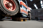 特瑞堡起重气垫应用之汽车轮胎更换及检修